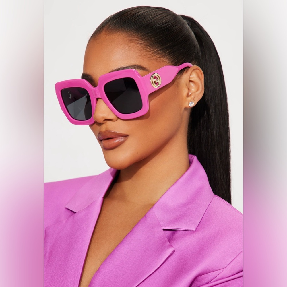 Pink Oversize sunglasses